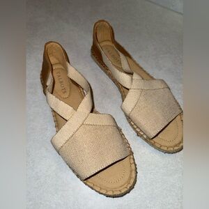 Talbots Beige Espadrille Flats